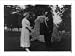 Historic Print (L): [W.E.B. Du Bois, full-length portrait, with Mary White Ovington f...