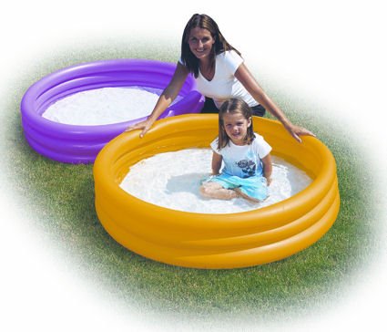 Childrens Toyshop  Toys : Bestway 48" x 10" 3 ring inflatable paddling pool - Yellow