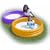 Bestway 48" x 10" 3 ring inflatable paddling pool - Yellow