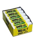 Saunders UHU Glue Stick, 0.74 oz., White, Pack of 12 (99649)