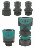 Gilmour Complete Connector Starter Kit Teal & Black 2939QFF