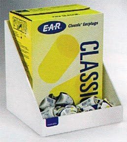 Rackems 200-Pair Foam Ear Plug Tray, White Heavy-Duty Plastic