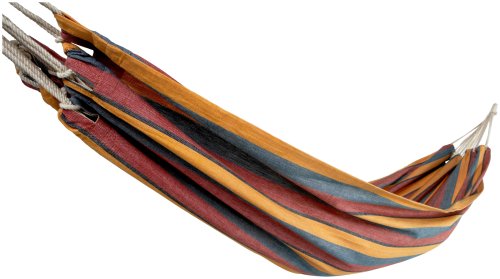 Strathwood Red, Orange, and Blue Cotton Fabric Hammock