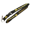 Iowa Hawkeyes Clip Lanyard Keychain Id Holder Ticket - Black