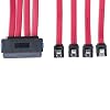 Tripp Lite Internal 4-in-1 32-Pin SFF-8484 to 4 7-Pin SAS Cable (1 meter)