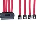 Tripp Lite S502-20N Internal SAS Cable 4-in-1 32Pin to 4 x 7pin Cable (20 inches)