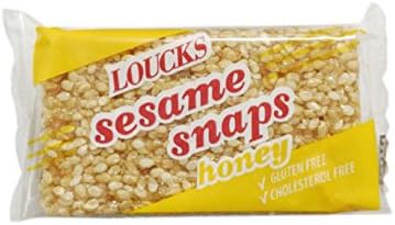 Loucks Gluten Free Healthy Sesame Snaps 4 Pack (Honey)