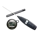 Best Prices French Cafe by BonJour Chef's Thermometer and Kitchen Timer Combo Pack