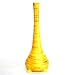 Handmade Ceramic Spun-Bamboo-Style Contemporary Flower Vase / Table Art In Yellow
