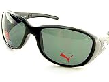 Puma - Puma 15013 PU15013 BK Satin Black Sunglasses Grey Lenses Size: 61-17-120