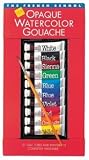 French School Watercolor 10 Paint tubes, Brush & Pad