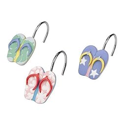 Flip Flops Shower Curtain Hooks - set of 12