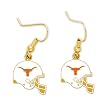 University Of Texas Helmet Dangle Earrings