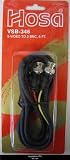 Hosa 6' S-Video Breakout Cable, S-Video Male to Two BNC Male Connectors