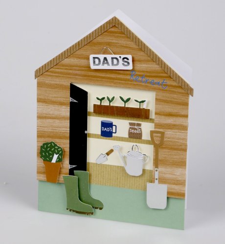 Dad?s Retreat Shed Card