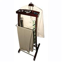 Men's Valet Stand in Dark Walnut