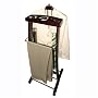 Men's Valet Stand in Dark Walnut