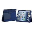 TeckNet� New iPad 4, iPad 3 & iPad 2 Premium Folio Leather Case / Cover and Flip Stand With Magnetic Auto-Sleep Function + Screen Protector & 2-in-1 Stylus Pen For New Apple iPad 4rd Generation, iPad 3 & iPad 2 - Dark Blue