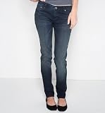 Bullhead Hermosa Super Skinny Corded Pocket Dark Blue Jeans