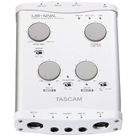 Tascam US122L USB2 audio interface