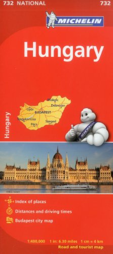michelin hungary map 732 mapscountry michelin