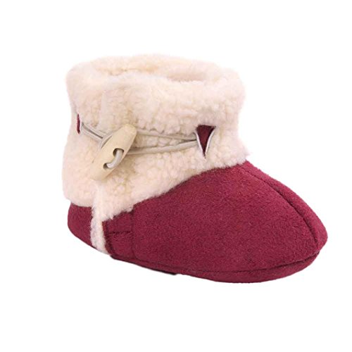 Elevin(TM)Baby Girl Boy Soft Sole Crib Shoes Anti-slip Prewalker Shoes Snow Boots