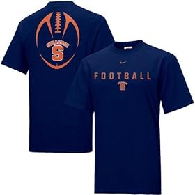 Nike Syracuse Orange Navy Blue Juvenile Team Issue T-shirt