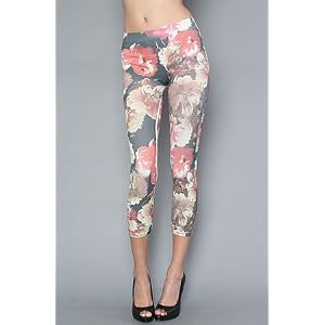 Buy *NYC Boutique The Hibiscus Legging,Leggings for Women by NYC Boutique