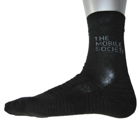 The Mobile Society Herren Funktionssocken Cotton Polypropylen Casual, schwarz, 45-47