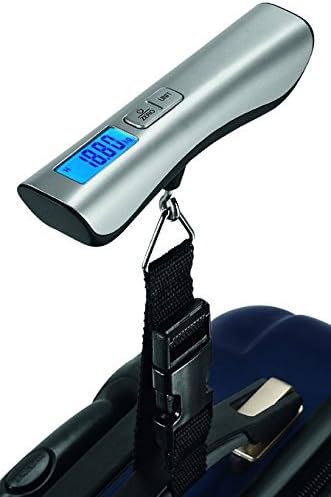 Camry Luggage Scale 110 LBS Capacity Large and Blue Backlight LCD Display