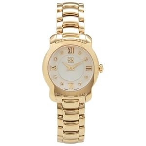 ESQ by Movado Women's 7101206 Verona Gold-Plated Stainless Steel Bracelet Watch
