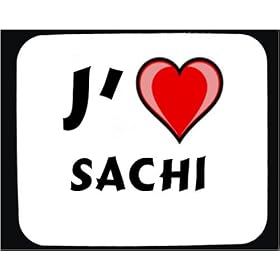 J'aime Sachi tapis de souris d�cor�