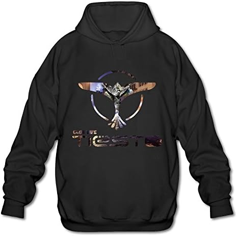 MJMY Men's Tiesto Logo Hooded Sweatshirt M