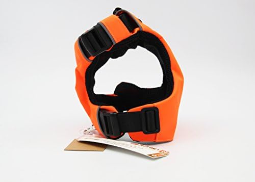 Pawyep Dog Front Range No Pulling Vest Harness Over Head Front and Back Lead Harness Nylon Reflective Harness for Small Medium Large Dogs (Orange, Neck Girth 18-28 Inch Chest Girth 22-41 Inch Large)