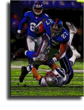 Completely Handpainted American Football Sport Painting, Custom Order FL3711, Oil on Canvas, with Option to Paint Jerry, Brett & Co. from Any Other Favorite Photograph or Picture, Unframed, Size 16
