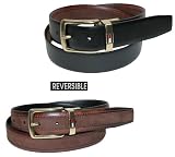 Tommy Hilfiger 1.25 inch Genuine Leather Feather Edge Reversible Belt