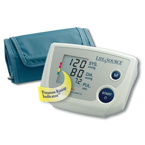LifeSource UA767PVL One Step Auto Inflate Blood Pressure Monitor with