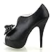 SHOW STORY Vintage Two Tone Bow Platform Stiletto High Heel Ankle Boots,LF30427