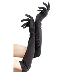 Lange schwarze Handschuhe