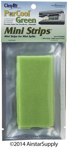 Pack of (6) ClenAir® PurCool Green • Condensate Pan Strips # PCG5MS , Treats up to 5 Tons