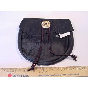 Genuine Leather Hand Made Pouch Purse Bag for Renaissance or SCA Reenactment and Costuming
