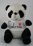 Plush Panda with I Love Blythe