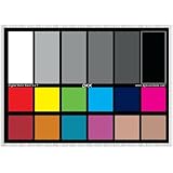 DGK Color Tools DKK 5" x 7" Set of 2 White Balance and Color Calibration Charts with 12% and 18% Gray - Includes Frame Stand and User Guide