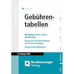 Geb�hrentabellen