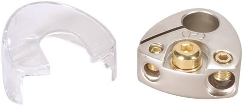 Audtek Platinum Positive (+) Battery Terminal Tri-Oval