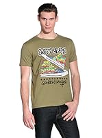 Sweet Years Camiseta Manga Corta (Verde Militar)