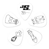Planet Waves - Mediators pour guitares et basses 10 MEDIATORS Joe Satriani DUR BLANC