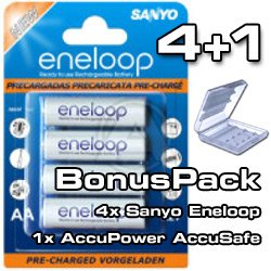 Sanyo NiMH Akku AA Mignon 2700 mAh 4er Pack günstig Sanyo Akku