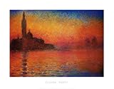 Dusk, 1908 Art Poster Print by Claude Monet, 14x11