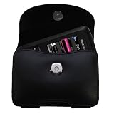 Horizontal Leather Case with Belt Clip/Loop for the Samsung SGH-T729